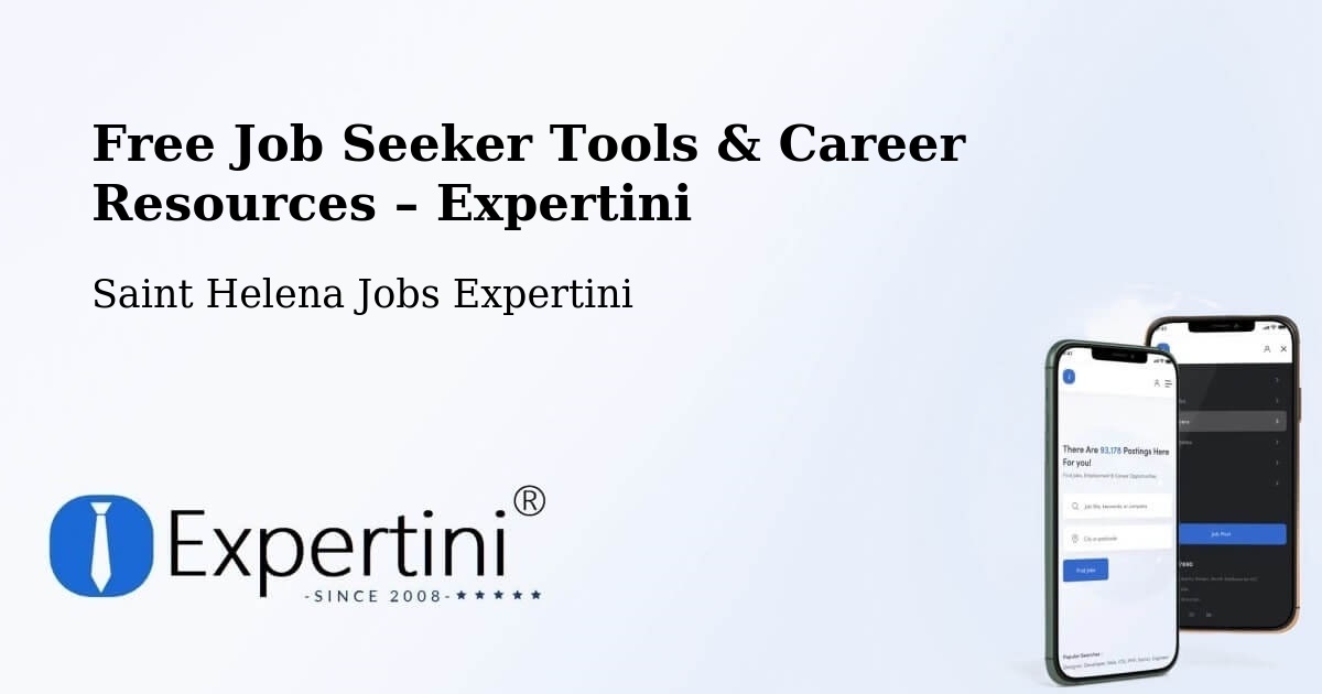 Free Job Seeker Tools & Career Resources – Saint Helena - Saint Helena Jobs Expertini