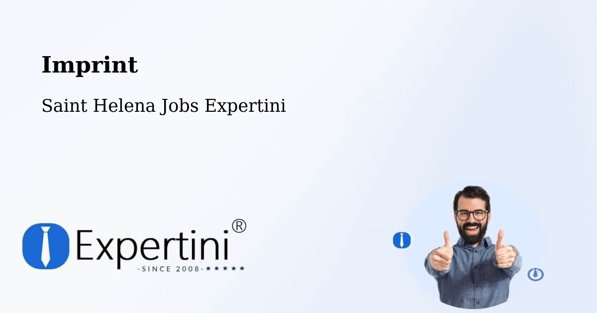 Imprint - Saint Helena Jobs Expertini